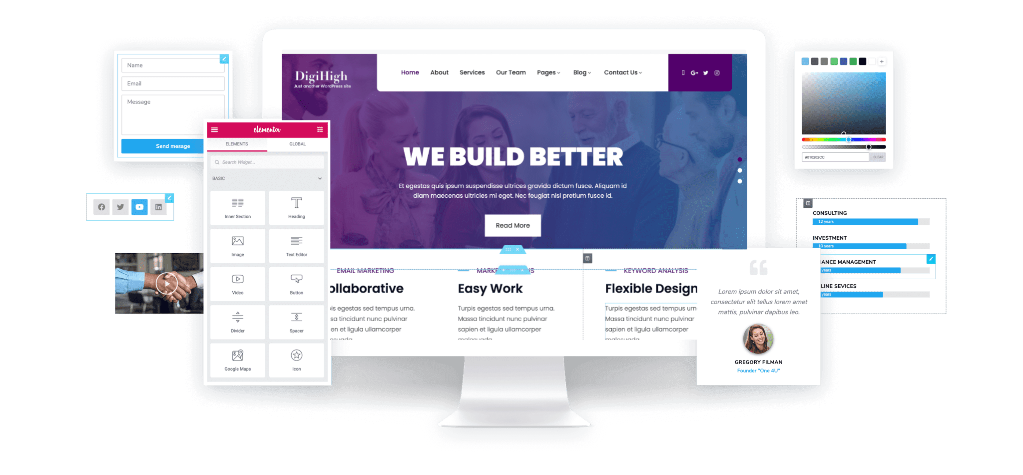 Premium WordPress Templates by Nordic WP theme - Up to 59% off